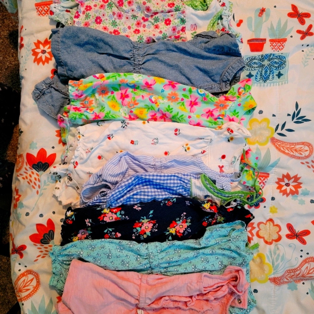 Lot of girls clothing 3, 6 and 9 months